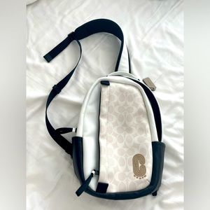 Coach Edge Pack shoulder bag in Colorblock Signature Canvas